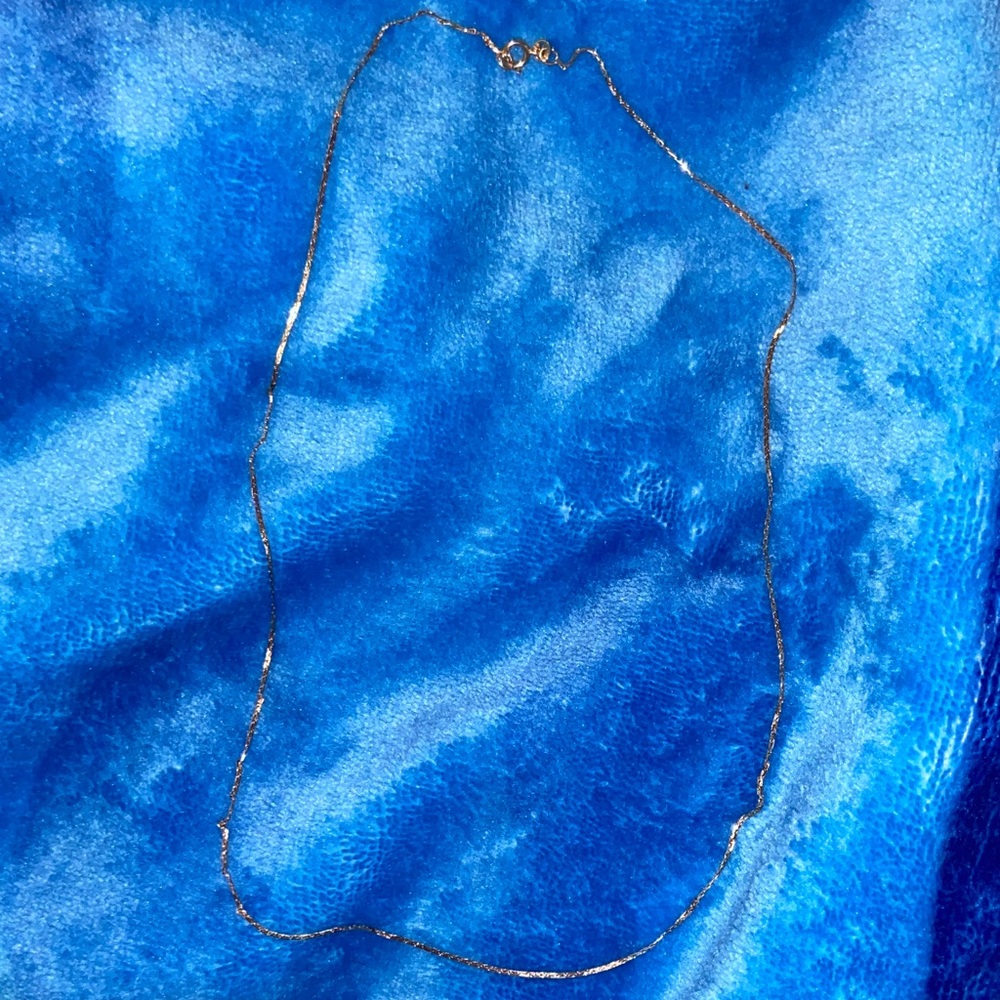 Dainty 14k gold necklace